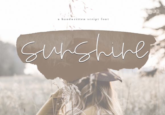 Sunshine Font Poster 1