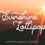 Sunshine Lollipop Font Poster 1