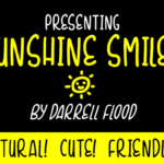 Sunshine Smiles Font Poster 1