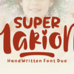 Super Marion Duo Font Poster 1