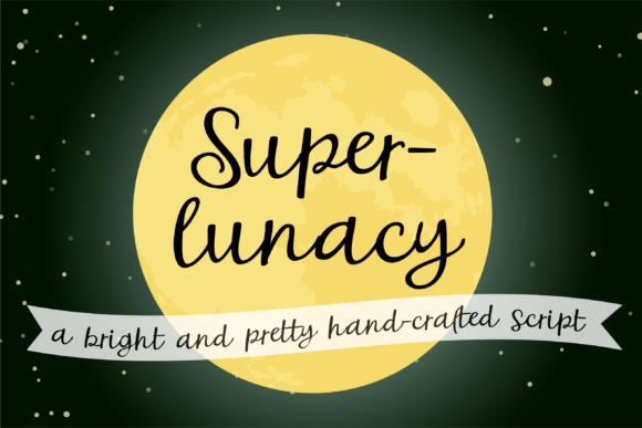 Superlunacy Font Poster 1