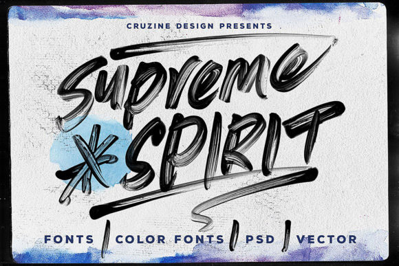 Supreme Spirit Font Poster 1