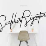 Surfshirt Signature Font Poster 1