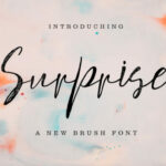 Surprise Font Poster 1