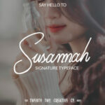 Susannah Font Poster 1