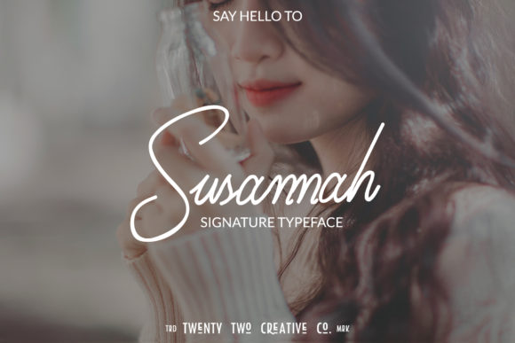 Susannah Font Poster 1