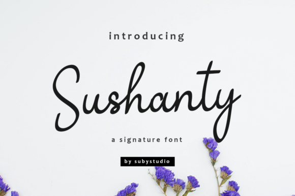 Sushanty Font Poster 1