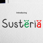 Susteria Font Poster 1