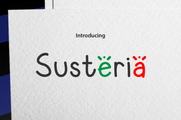 Susteria Font Poster 1