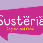 Susteria Font Poster 2