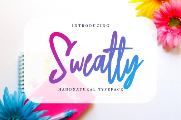 Sweatty Font Poster 1