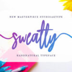 Sweatty Font Poster 9