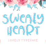 Sweaty Heart Font Poster 1