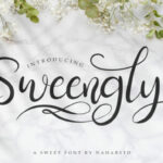 Sweengly Font Poster 1