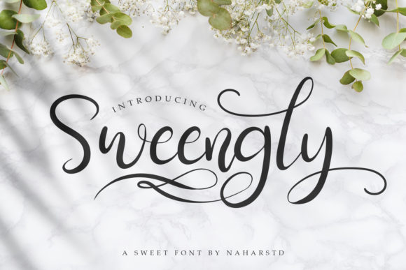 Sweengly Font Poster 1