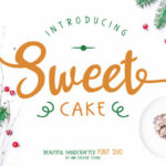 Sweet Cake Font Poster 1