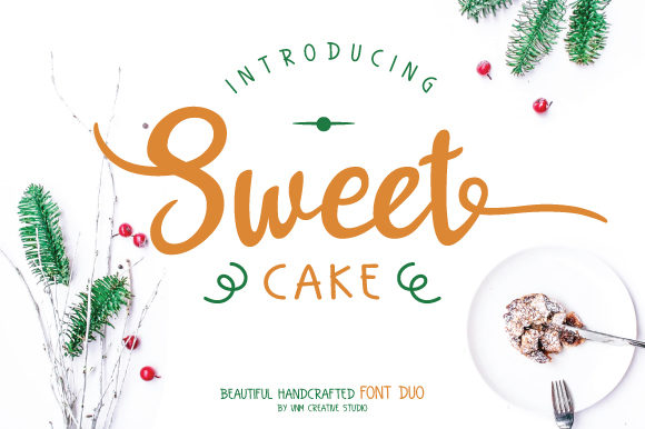 Sweet Cake Font Poster 1