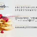 Sweet Cake Font Poster 8