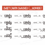 Sweet Candy Font Poster 7