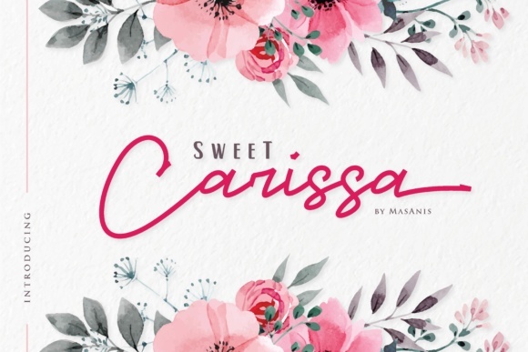 Sweet Carissa Font Poster 1