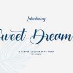 Sweet Dream Font Poster 1