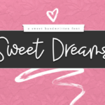 Sweet Dreams Font Poster 1