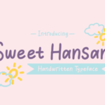 Sweet Hansan Font Poster 1