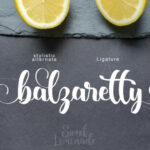 Sweet Lemonade Font Poster 6