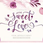 Sweet Love Font Poster 1