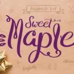 Sweet Maple Font Poster 1