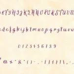 Sweet Maple Font Poster 7