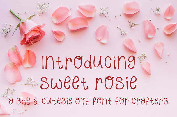 Sweet Rosie Font Poster 1