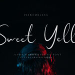 Sweet Yell Font Poster 1