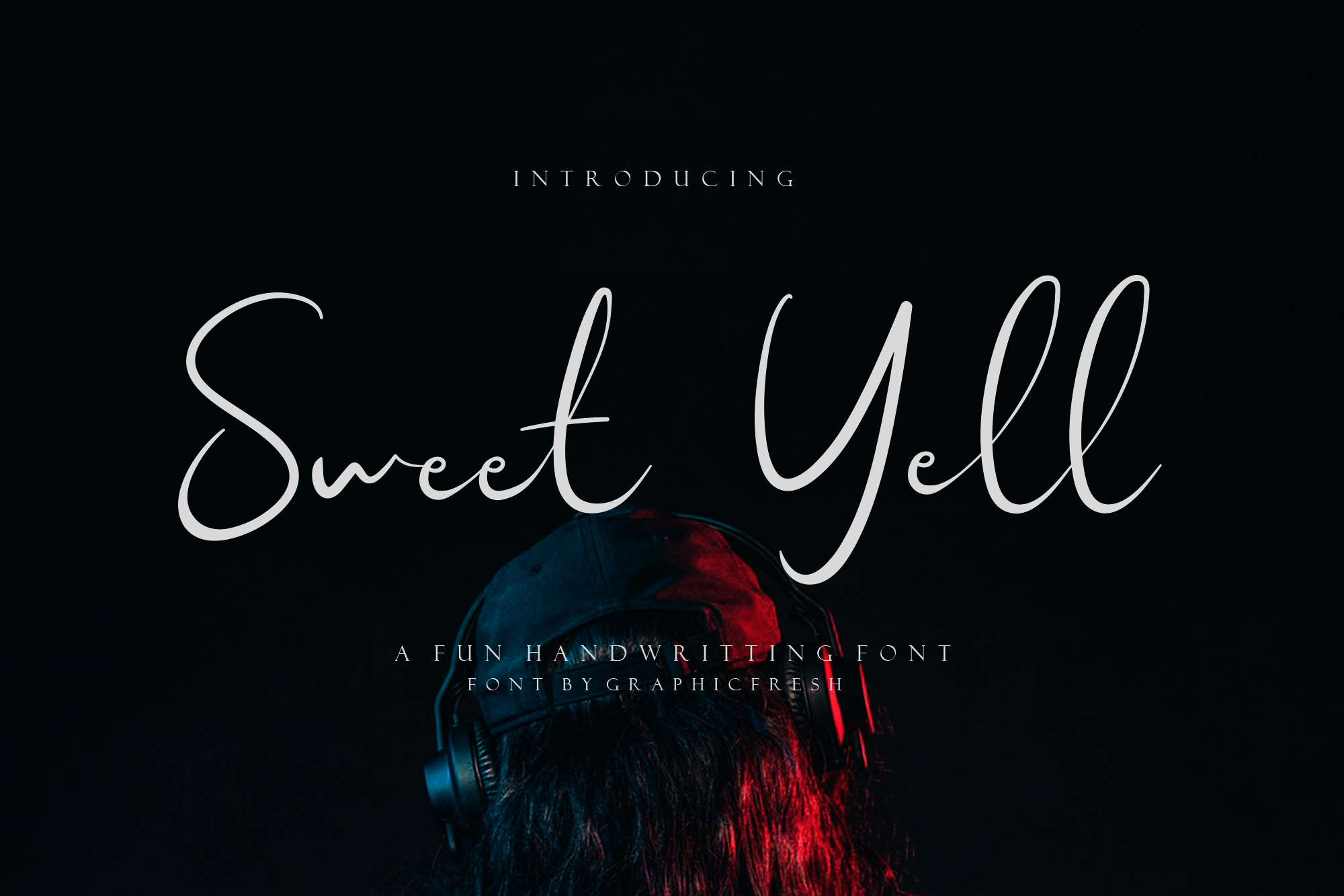 Sweet Yell Font Poster 1