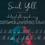Sweet Yell Font Poster 6