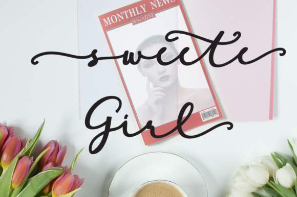 Sweete Girl Font Poster 1