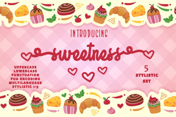 Sweetness Font Poster 1