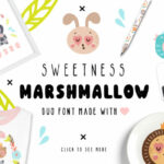 Sweetness Marshmallow Duo Font Poster 1