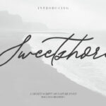 Sweetshore Font Poster 1