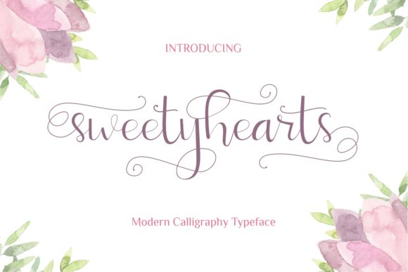 Sweetyhearts Font Poster 1