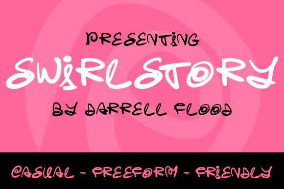 Swirlstory Font Poster 1