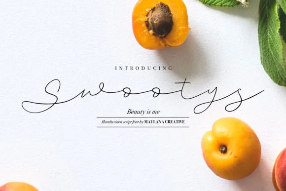 Swootys Script Font Swootys Script Font Poster 1