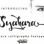 Syahara Font Poster 1