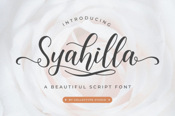 Syahilla Script Font