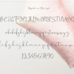 Syakira Script Font Poster 8