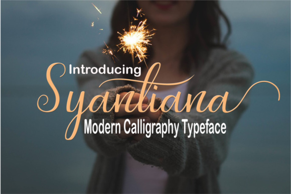 Syantiana Font Poster 1