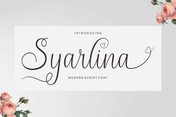 Syarlina Font Poster 1