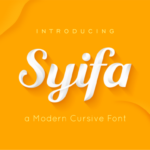 Syifa Script Font Poster 1