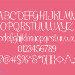 Sympathetic Font Poster 2