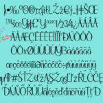 Sympathetic Font Poster 3